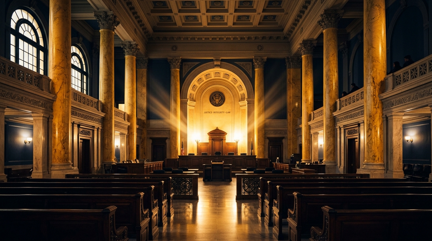 Courtroom Columns Architecture