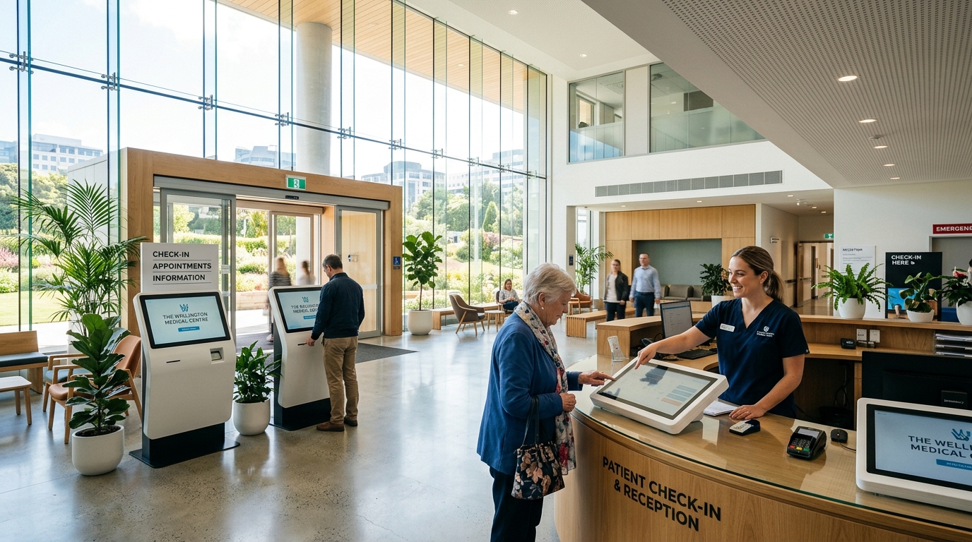 Hospital Patient Check-In & Reception Lobby